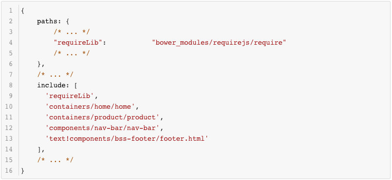 Transpilation Config